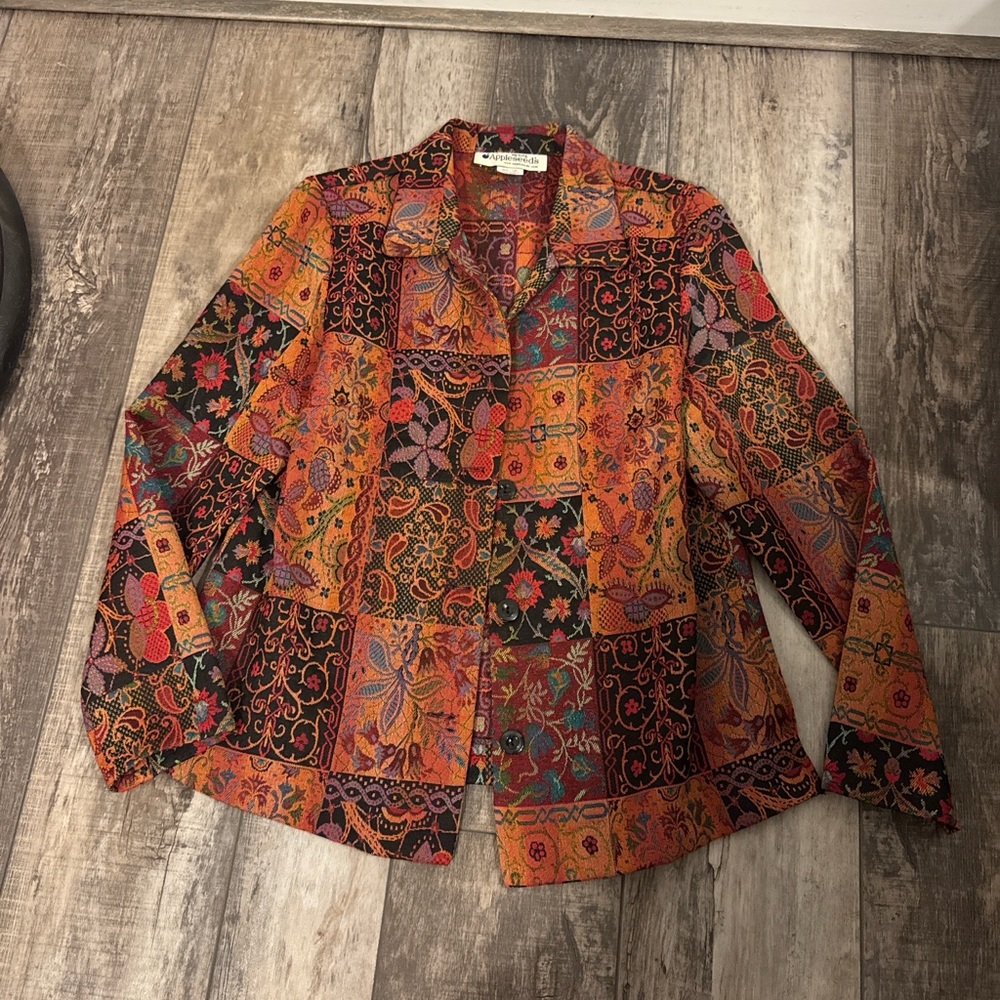 Appleseed's Multicolor Patterned Blazer